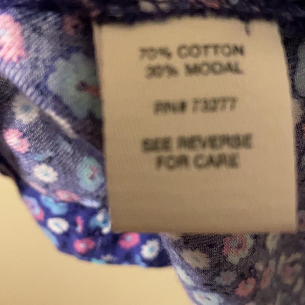 Mudd Girls flower print top. Size 10 - Picture 5 of 6